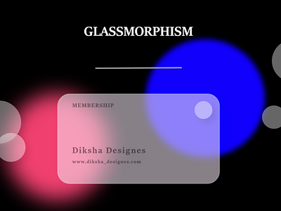 Glassmorphism_Card Design