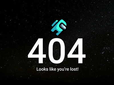 404 Error page animation app design graphic design logo motion graphics ui ux vector