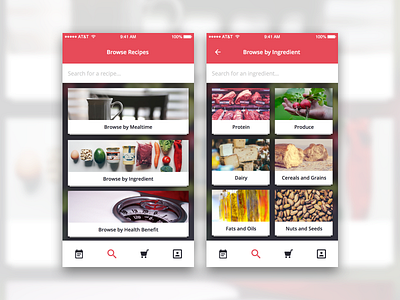 MemoryMeals - Browse app browse food innovatemap ios iphone meal meals memory recipe search