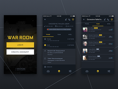 Rook - War Room Mobile App