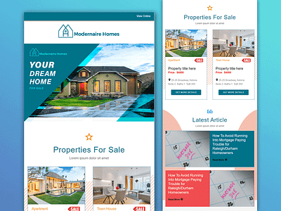 mailchimp email template newsletter email template mailchimp mailchimp template newsletter design real estate
