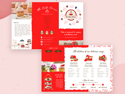 Brochure beginner brochure brochure design cake design photoshop