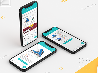 E-commerce Store App app design ecommerce figma graphic design illustration online online store store ui ux virtual shopping web website