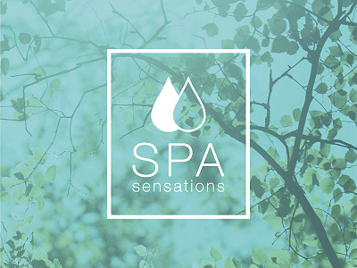 Spa Sensations logo branding graphic design illustrator logo design visual identity