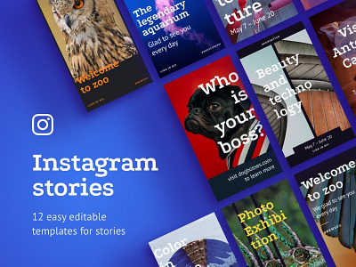 Pure Instagram Stories Psd Templates