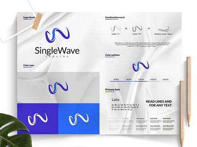 Single Wave app brand logo branding design graphic design icon illustration lettermark logo logo luxury s logo sea ui w logo wave logo