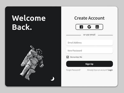 Daily UI Design: Sign-Up Page