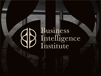 Business Intelligence Institute branding design logo type typography