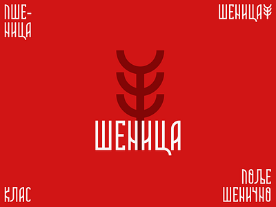 Пшеница - logo play alphabet azbuka brand branding cirilica cyrillic etno font logo moba serbia slavic srbija traditional type typography wheat word