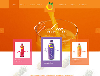 OPULANCE WEB PAGE branding concept design design design concept graphic design minimal mockup ui