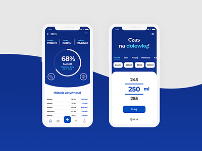 Waterly clean design flat minimal mobile mobile ui ui uidesign uiux ux