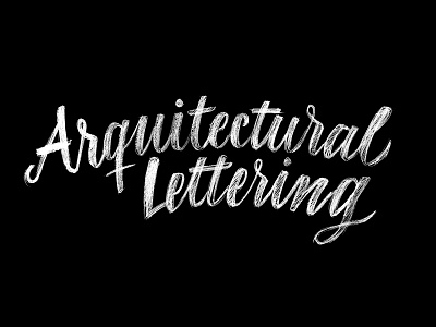 Arquitectural Lettering drawing lettering pencil