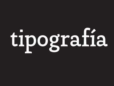 tipografía