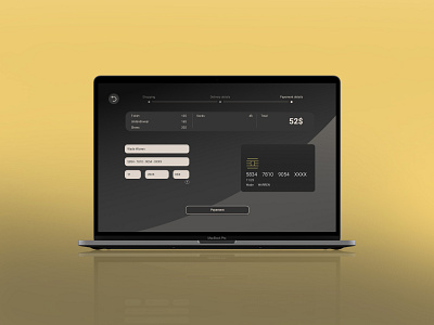 Credit Card Checkout, DailyUi 2 dailyui dailyuichallenge dark design ui ux web