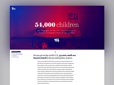 Responsive datavisualization driven editorial site.