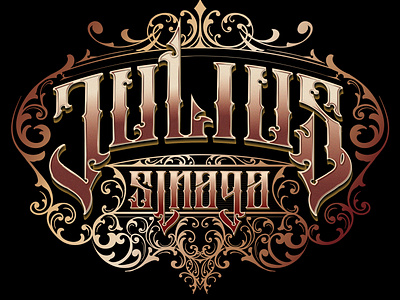 Lettering for julius