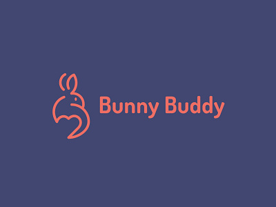 Bunny Buddy logo and branding branding design graphic design logo vector
