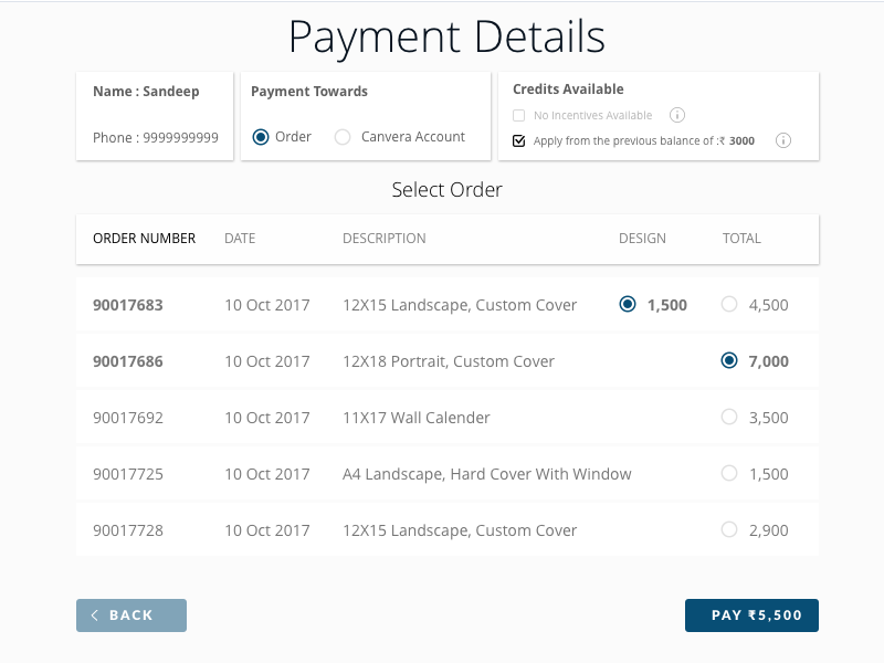 Payment Page - wip by Arunkumar Balraj on Dribbble