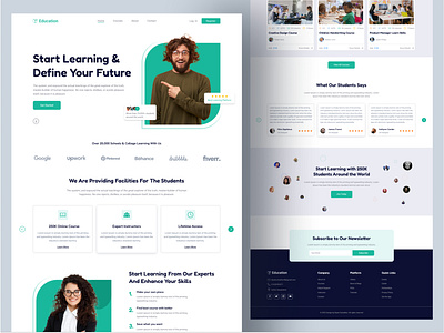 Online Education Landing Page