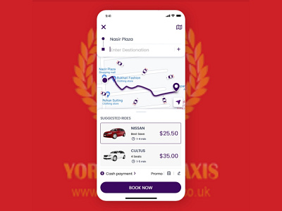 YorkCar Booking App android app design app design booking app booking system creative ios app modern design online booking app uidesign uiux ux