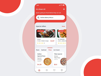 Food Order App android app design app design food app food delivery app food delivery application ios app design modern design online food order uidesign uiux