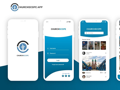 Church Design android app design church app church design church finder app ios app design uidesign uiux uxdesign vlog app design