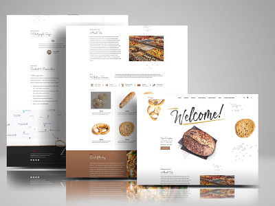 Bakery website landing page branding landing page ui logo modern design typography ui ui design uidesign uiux ux design web designer webdesign website