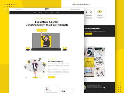 UDM Website Design branding design landing page landing page design logo modern design typography ui uidesign uiux ux webdesign