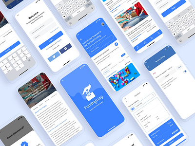 Fundraising app Design