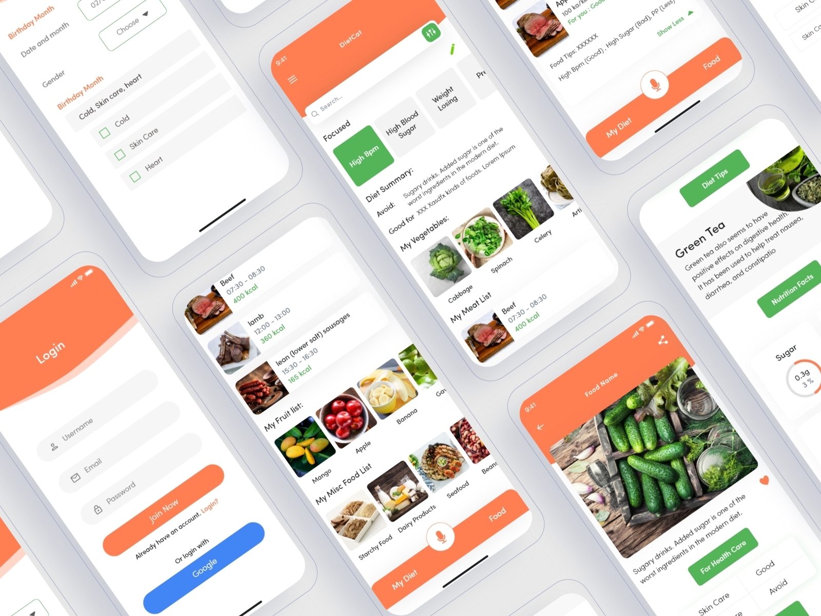 Food Nutrition App by Ulbeast on Dribbble