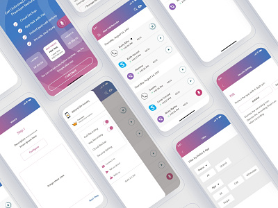 Call Recording App Design android mobile app call recording ios mobile app recording recording app uiux uiuxdesign uiuxdesigner