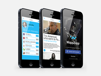 iPhone 5 version of WappZapp app iphone iphone5 mobile