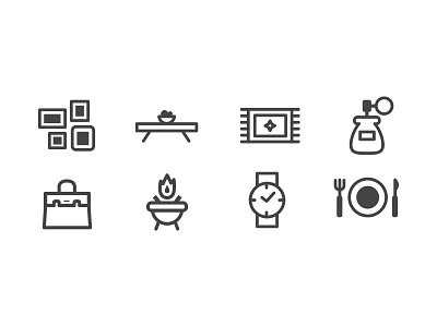 Illustration - Shop Icons #2 design icon iconography shop