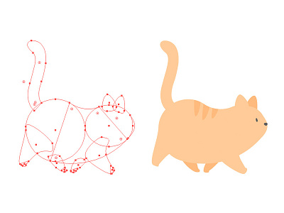 Illustratio - Cat Posture Illustration Practice