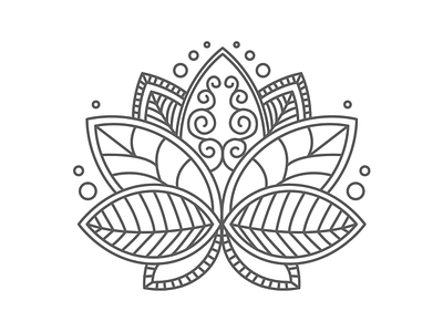 Illustration - Mandala Lotus coloring illustration lotus mandala
