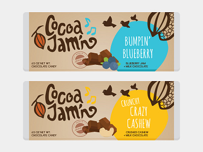 Illustration - Cocoa Jam'n Package