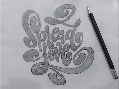 Typism submission sketch lettering