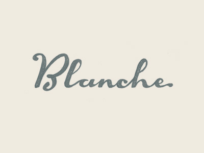 Blanche Logo v2 by Matt Redway on Dribbble