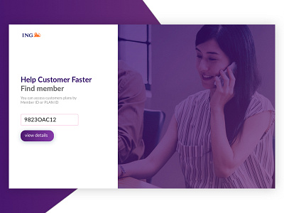 Login page customer care login page sign in sign in form webapp