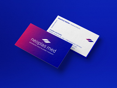 businesscard neoplas med branding branding and identity claim graphic design healthcare logo medical minimal