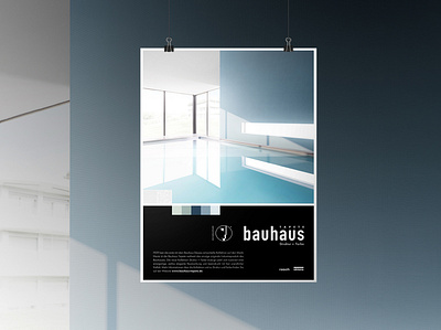 poster Bauhaustapete branding and identity graphic design keyvisual