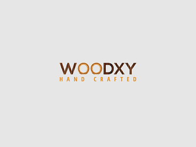 WOODXY HAND CRAFTE branding concept design flat icon logo minimal minimalist typography vector