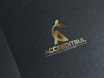 Accreditbul Enterprise clean concept design icon logo minimal minimalist typography vector website