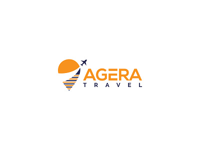 Agera travel animation branding clean concept design logo minimalist typography ux vector