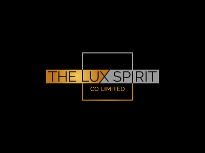 The Lux Spirit Co Limited branding clean concept design flat logo minimal minimalist typography vector