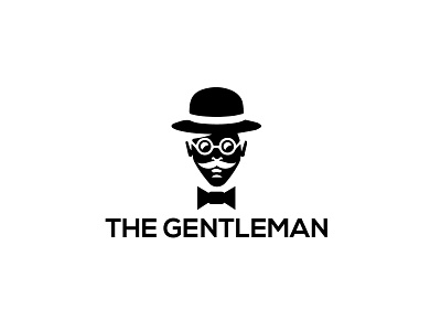 The Gentleman branding clean concept design flat logo minimal minimalist typography vector