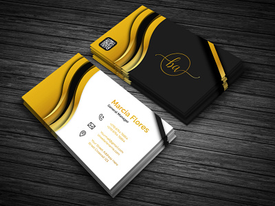 business card design branding clean concept design