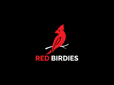 red-birdies branding clean concept design illustration logo minimal typography ui vector