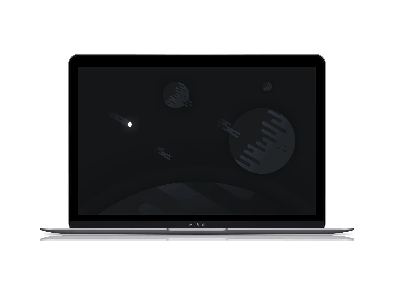 Free Space Wallpaper background design flat free freebie meteor planets retina screensaver space universe wallpaper