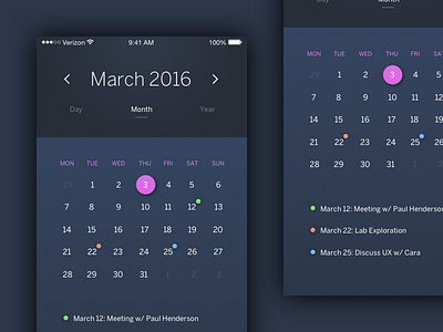 Calendar App